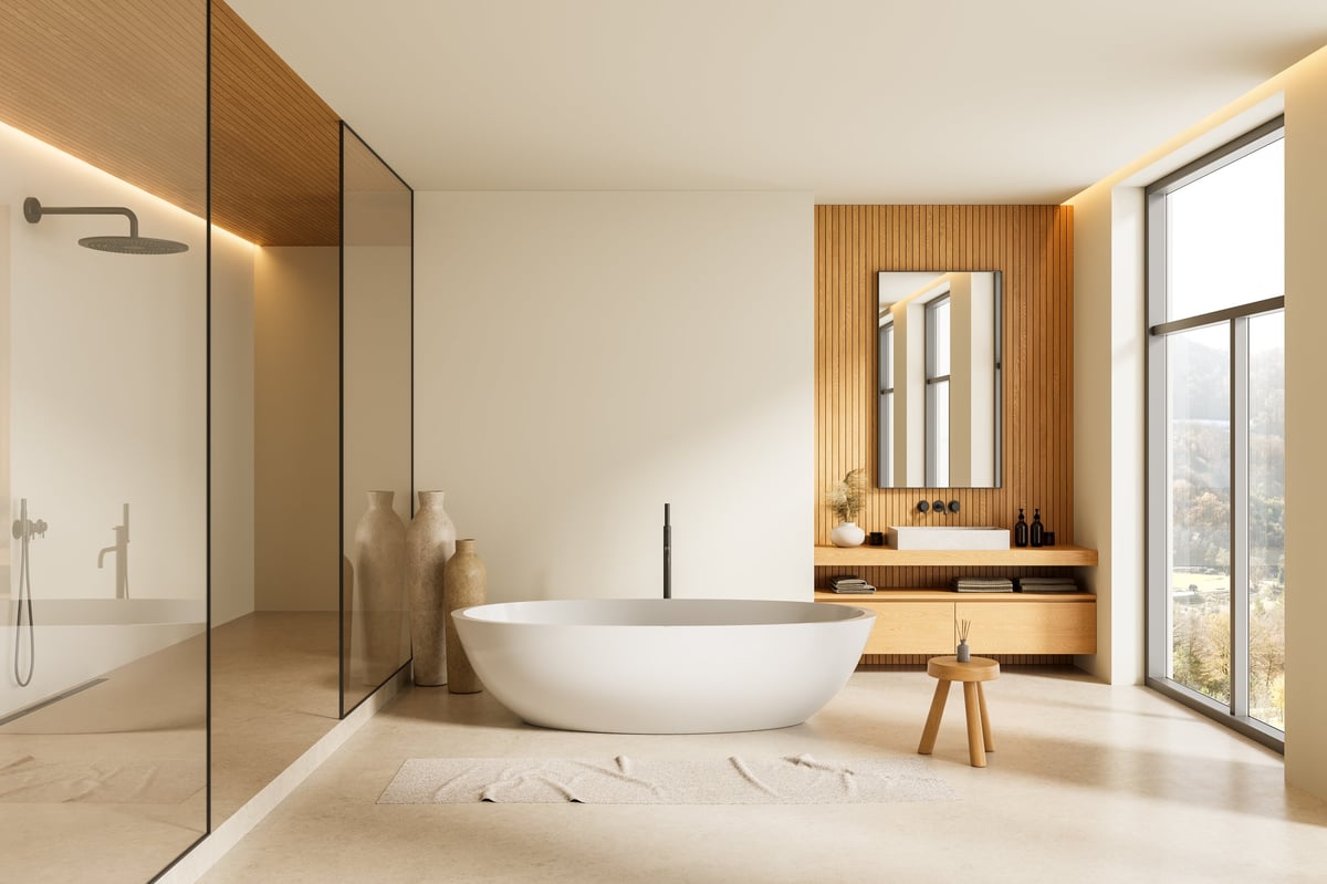 Bathroom render by student